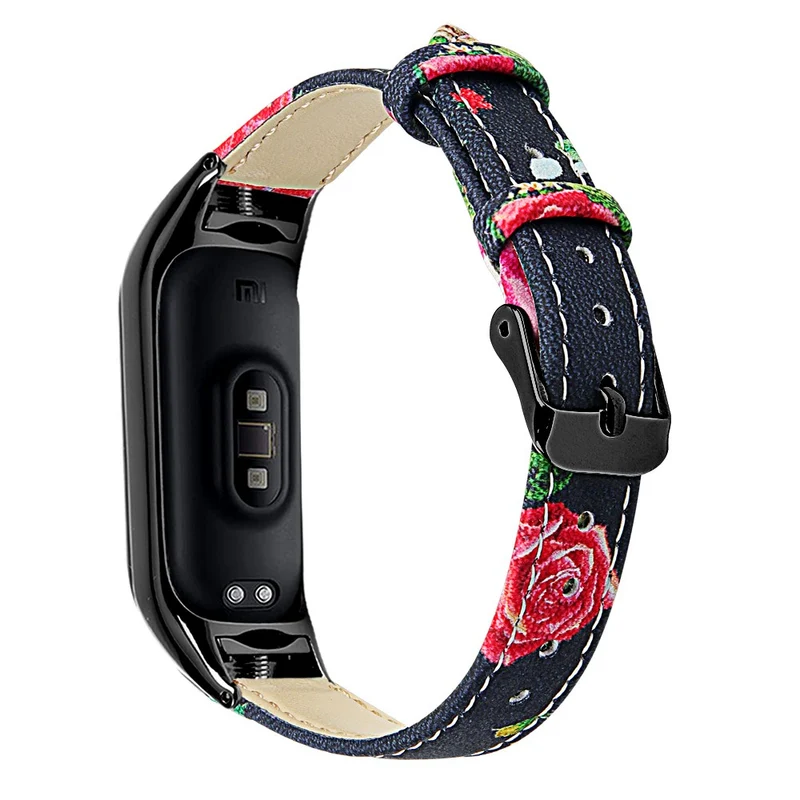 Sehr Haltbar Xiaomi Smart Band 8 Echtes Leder Armband