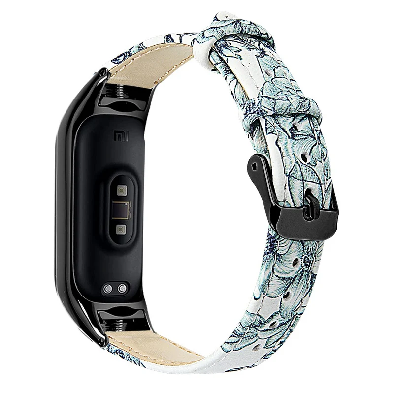 Sehr Haltbar Xiaomi Smart Band 8 Echtes Leder Armband