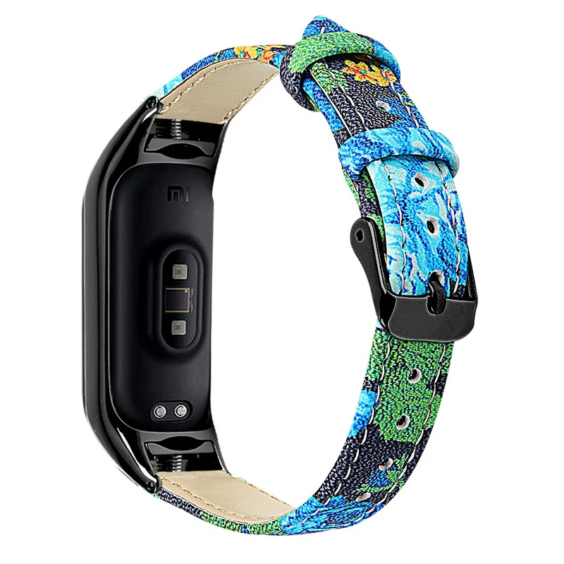 Sehr Haltbar Xiaomi Smart Band 8 Echtes Leder Armband