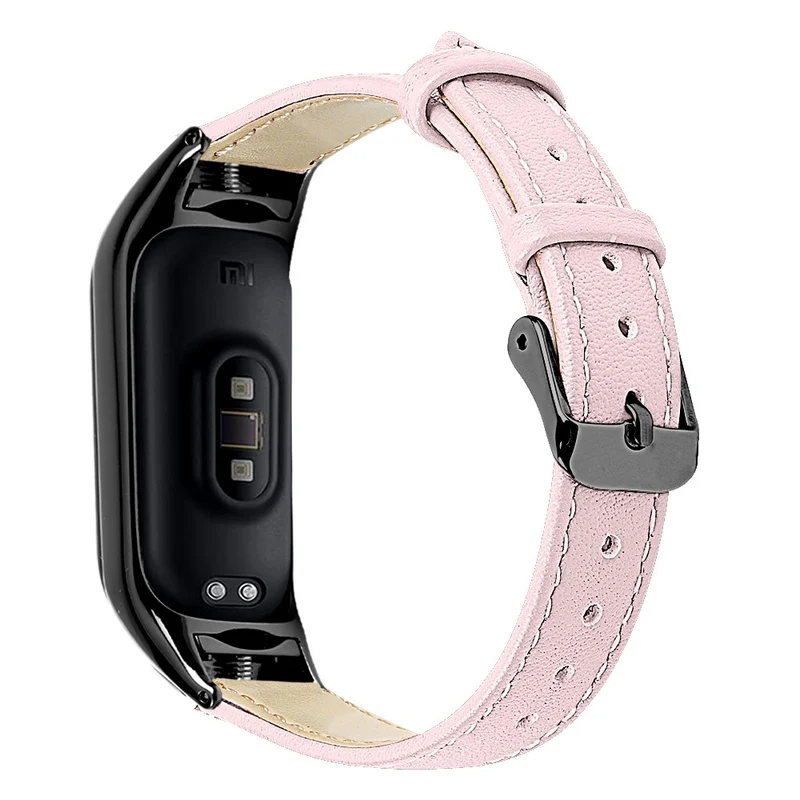 Sehr Haltbar Xiaomi Smart Band 8 Echtes Leder Armband