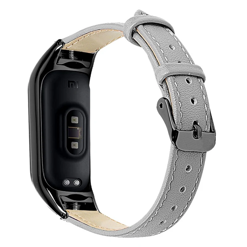 Sehr Haltbar Xiaomi Smart Band 8 Echtes Leder Armband