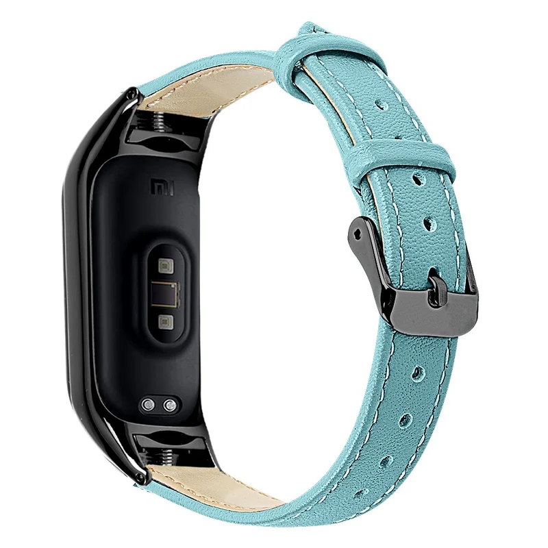 Sehr Haltbar Xiaomi Smart Band 8 Echtes Leder Armband