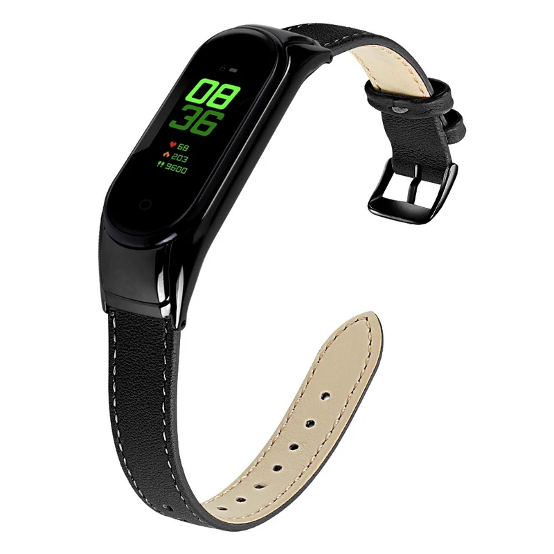 Sehr Haltbar Xiaomi Smart Band 8 Echtes Leder Armband