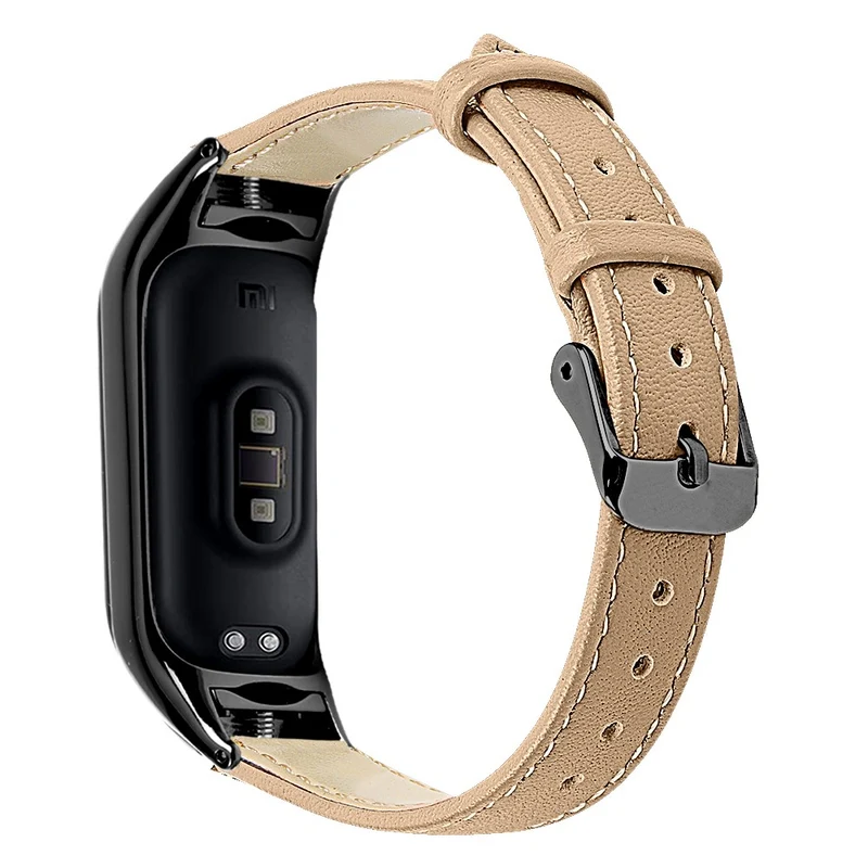 Sehr Haltbar Xiaomi Smart Band 8 Echtes Leder Armband