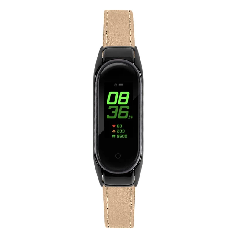Sehr Haltbar Xiaomi Smart Band 8 Echtes Leder Armband