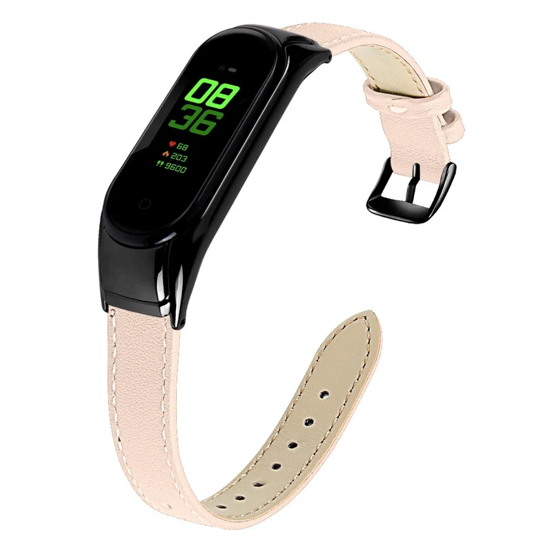 Sehr Haltbar Xiaomi Smart Band 8 Echtes Leder Armband