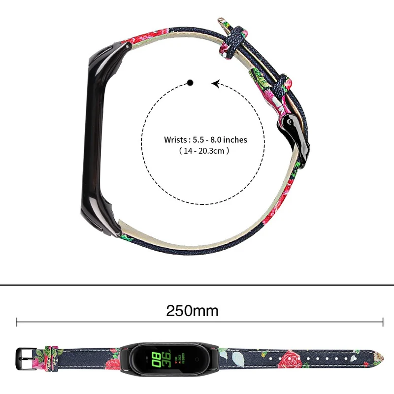 Sehr Haltbar Xiaomi Smart Band 8 Echtes Leder Armband