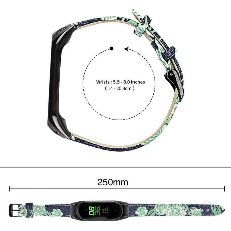 Sehr Haltbar Xiaomi Smart Band 8 Echtes Leder Armband