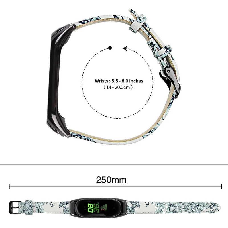 Sehr Haltbar Xiaomi Smart Band 8 Echtes Leder Armband