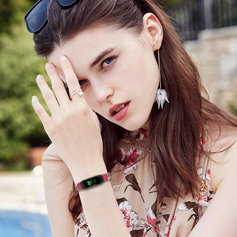 Sehr Haltbar Xiaomi Smart Band 8 Echtes Leder Armband