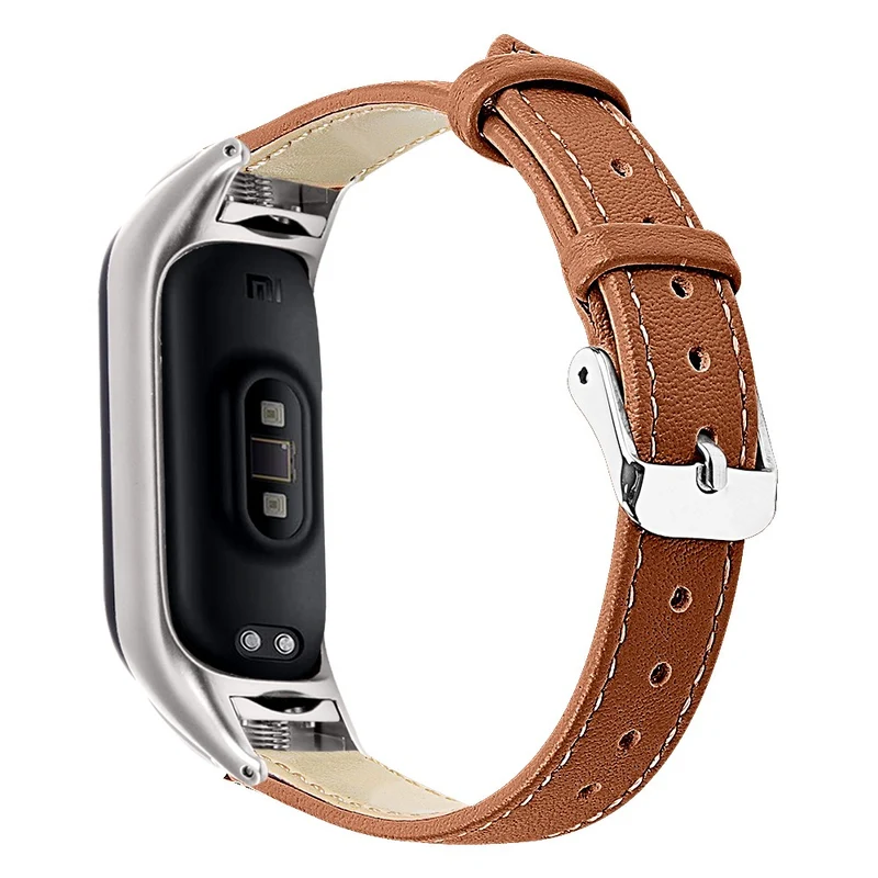 Sehr Robust Xiaomi Smart Band 8 Echtes Leder Armband