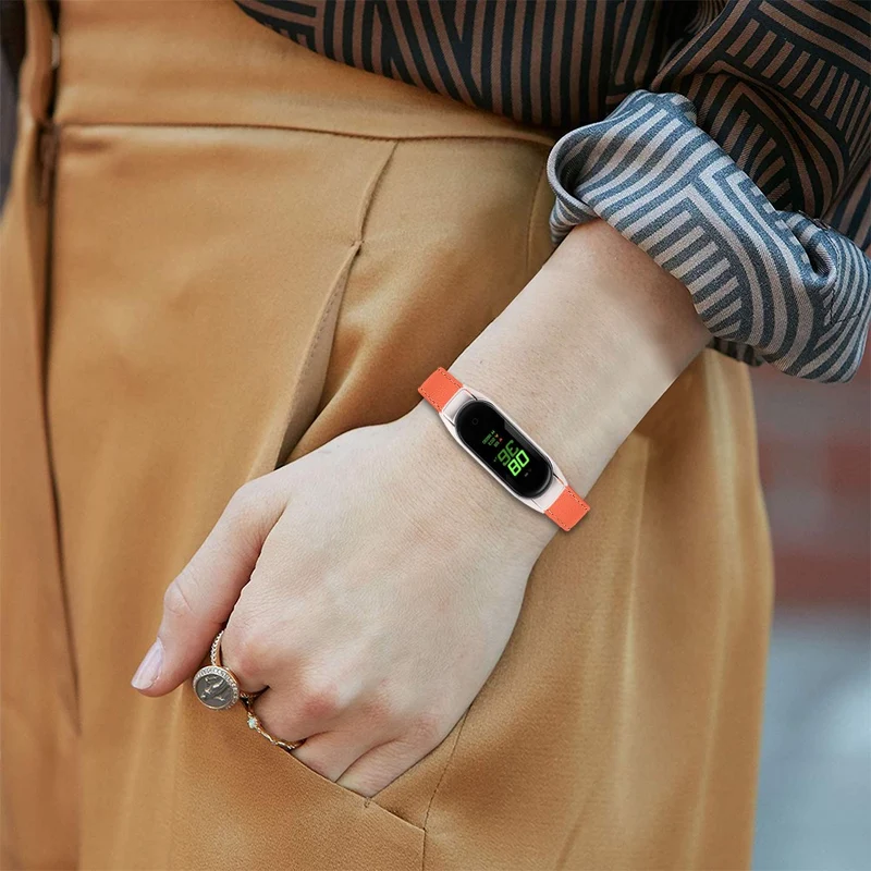 Sehr Robust Xiaomi Smart Band 8 Echtes Leder Armband