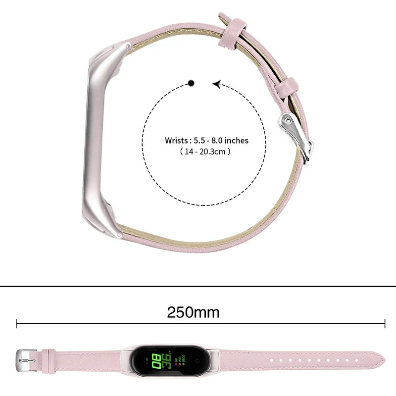 Sehr Robust Xiaomi Smart Band 8 Echtes Leder Armband