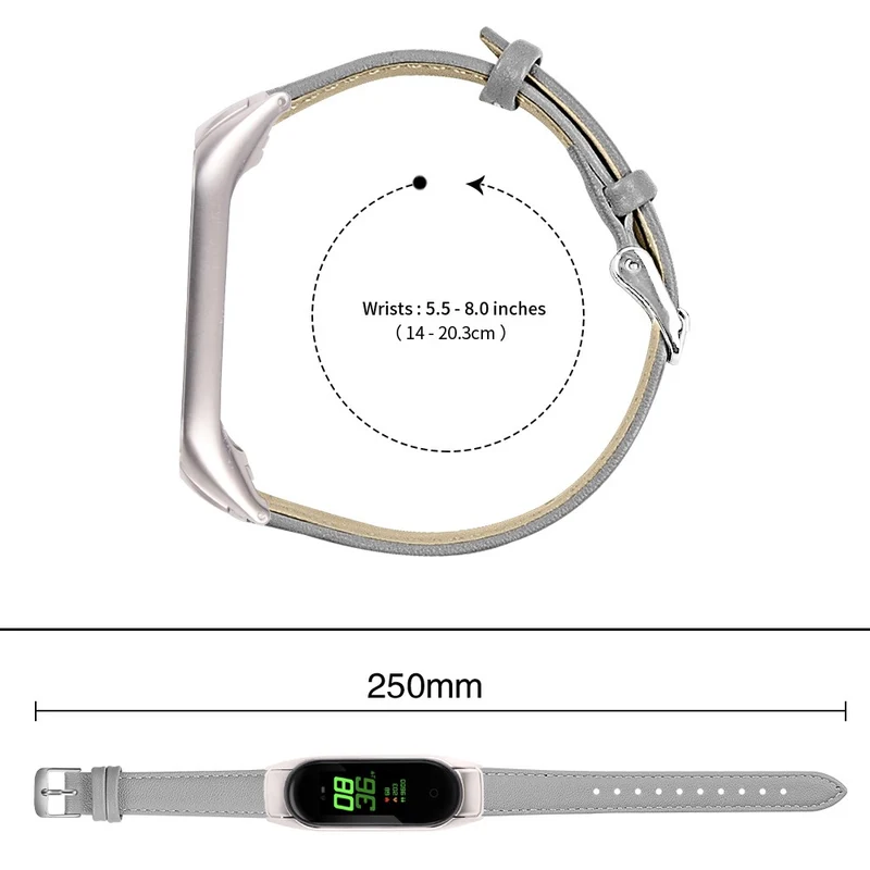 Sehr Robust Xiaomi Smart Band 8 Echtes Leder Armband