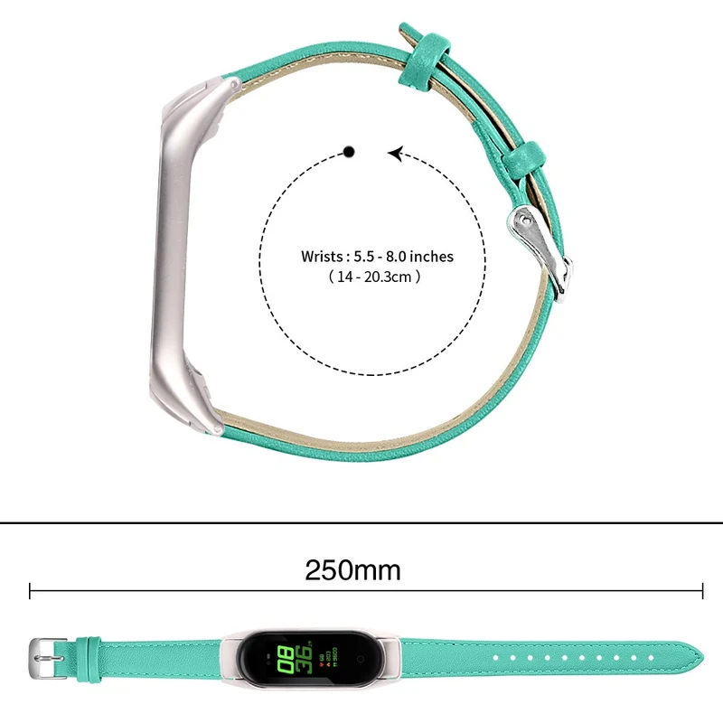 Sehr Robust Xiaomi Smart Band 8 Echtes Leder Armband