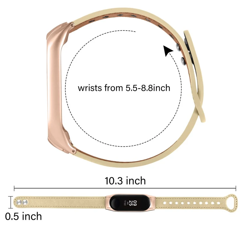Mega Gut Xiaomi Smart Band 8 Echtes Leder Armband