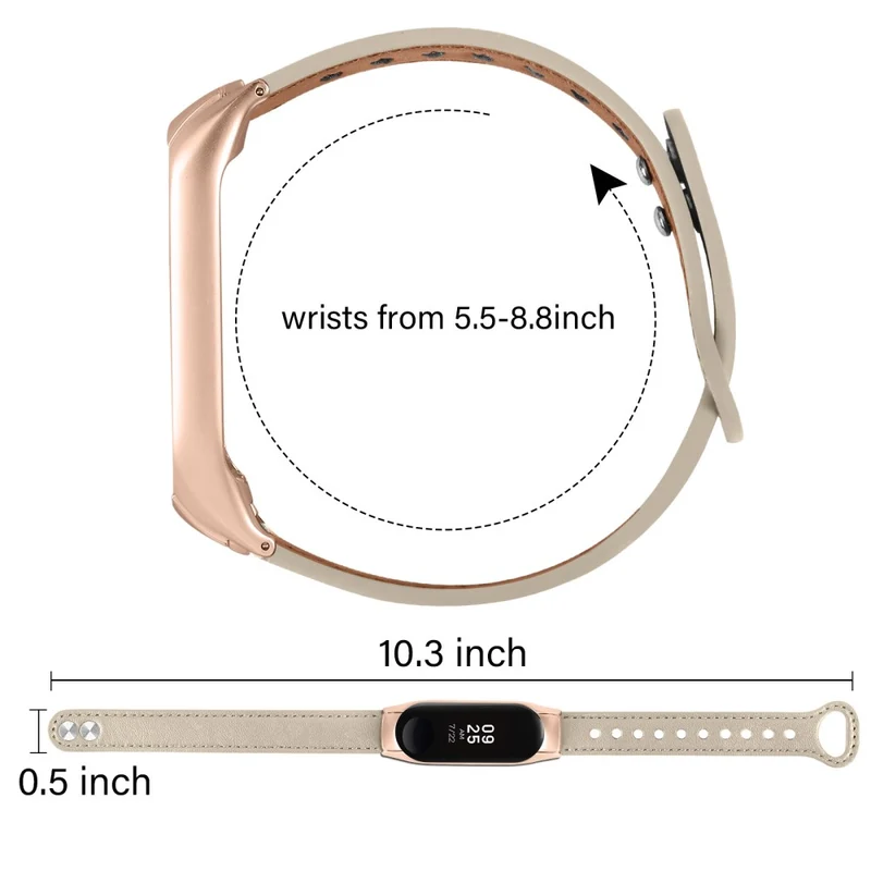 Mega Gut Xiaomi Smart Band 8 Echtes Leder Armband