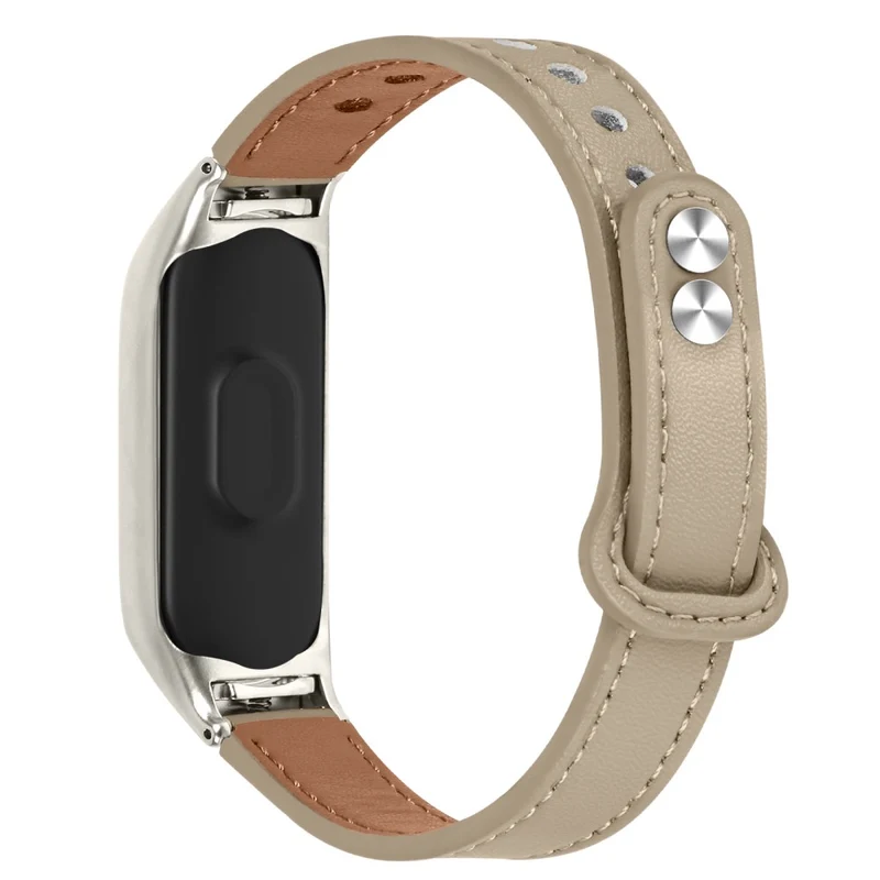 Sehr Haltbar Xiaomi Smart Band 8 Echtes Leder Armband