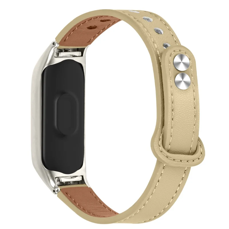 Sehr Haltbar Xiaomi Smart Band 8 Echtes Leder Armband