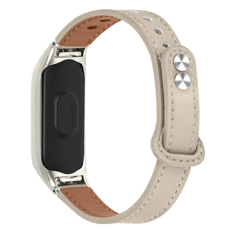 Sehr Haltbar Xiaomi Smart Band 8 Echtes Leder Armband