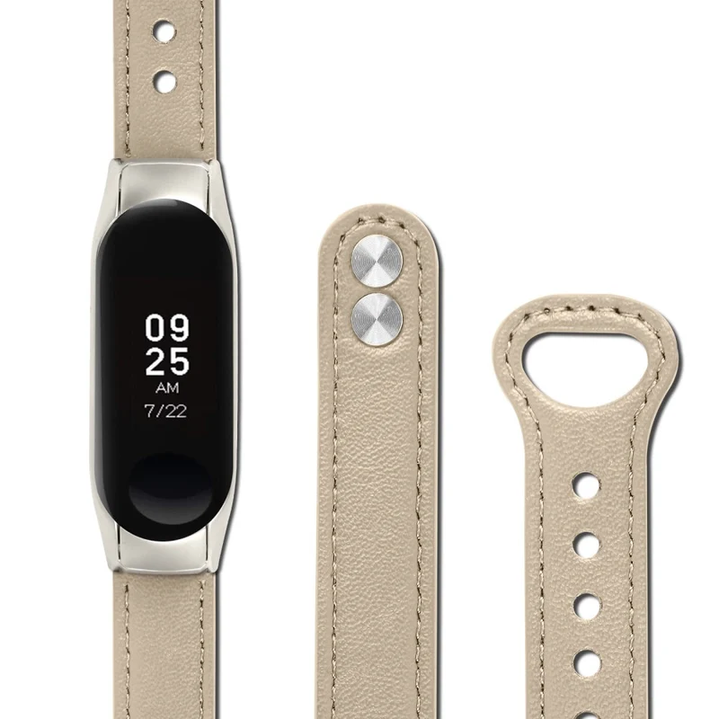 Sehr Haltbar Xiaomi Smart Band 8 Echtes Leder Armband