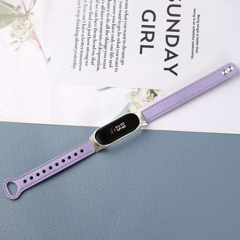 Sehr Haltbar Xiaomi Smart Band 8 Echtes Leder Armband