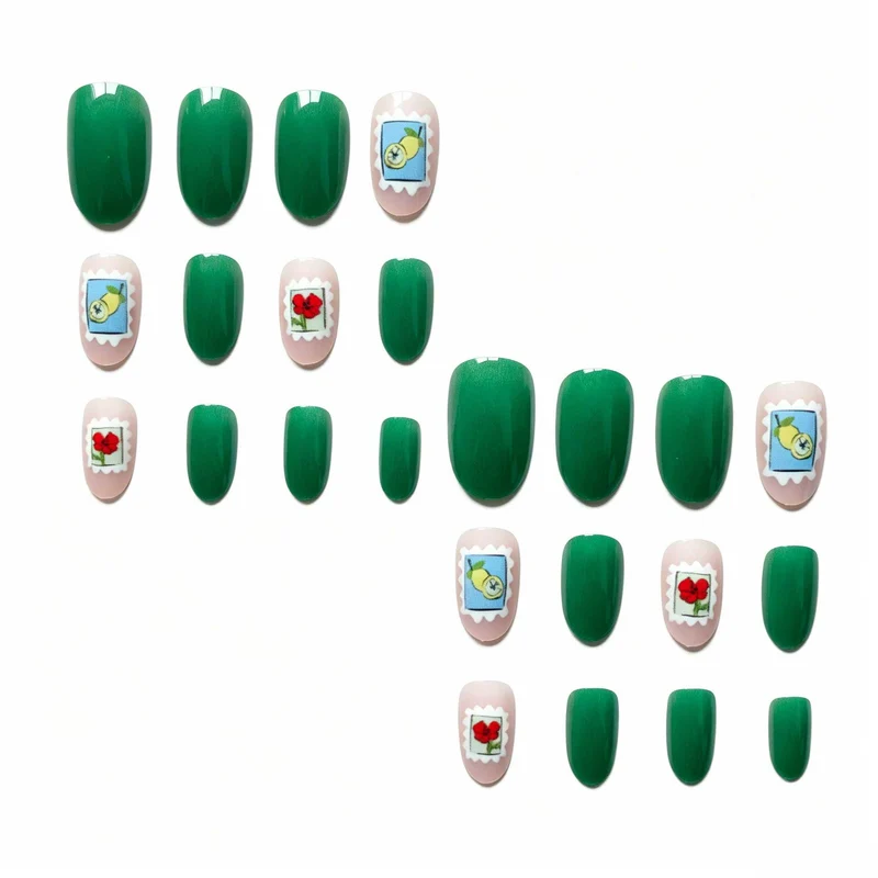 Verspielt Stamp-Inspirierte Nagelkunst Set
