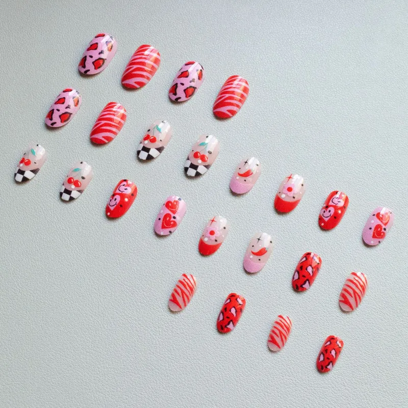 Verspieltes Nagelkunstdesign