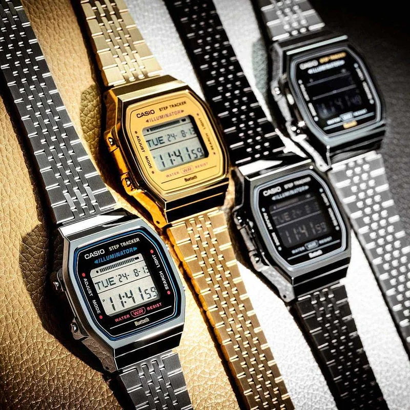 Casio ABL-100WEG-9AEF Herrenuhr • Bluetooth • Schrittzähler