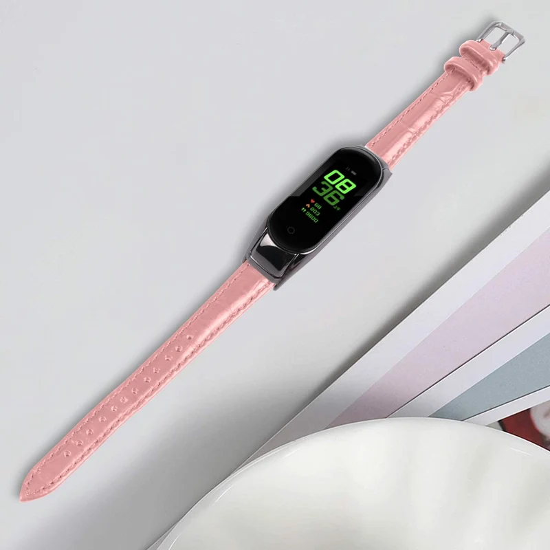 Sehr Modisch Xiaomi Smart Band 8 Echtes Leder Armband