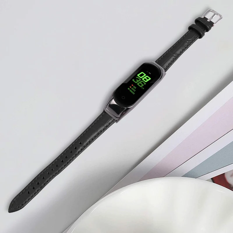 Sehr Modisch Xiaomi Smart Band 8 Echtes Leder Armband