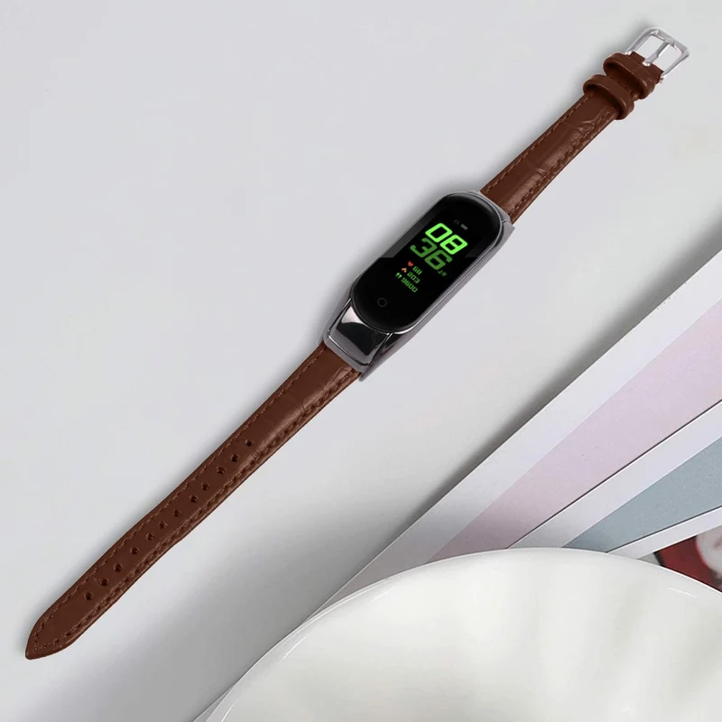 Sehr Modisch Xiaomi Smart Band 8 Echtes Leder Armband