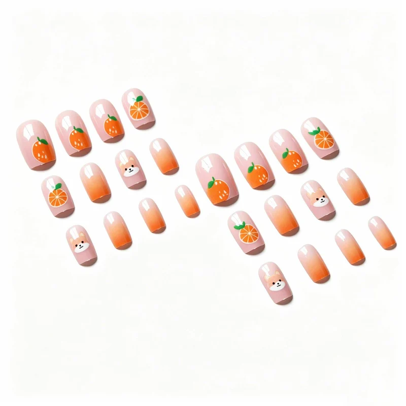 Spielerische Tier- und Obst-Nagelkunst