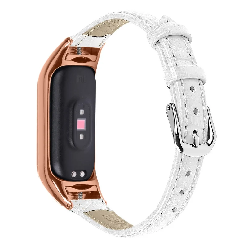 Absolut Modisch Xiaomi Smart Band 8 Echtes Leder Armband