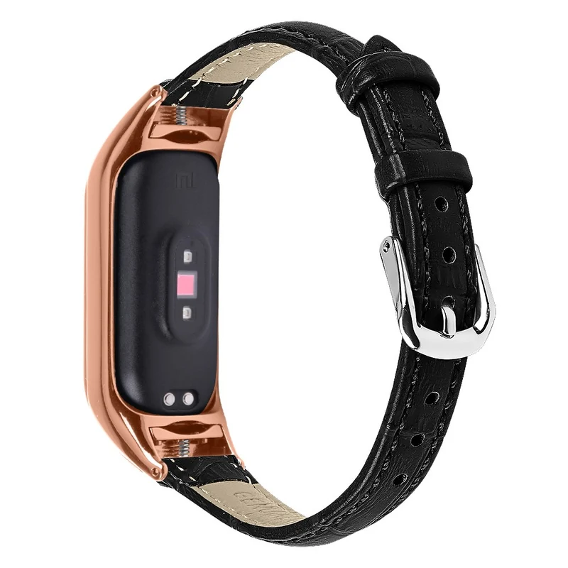 Absolut Modisch Xiaomi Smart Band 8 Echtes Leder Armband