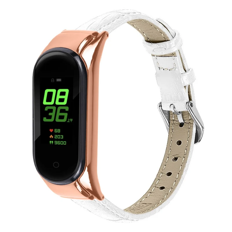 Absolut Modisch Xiaomi Smart Band 8 Echtes Leder Armband