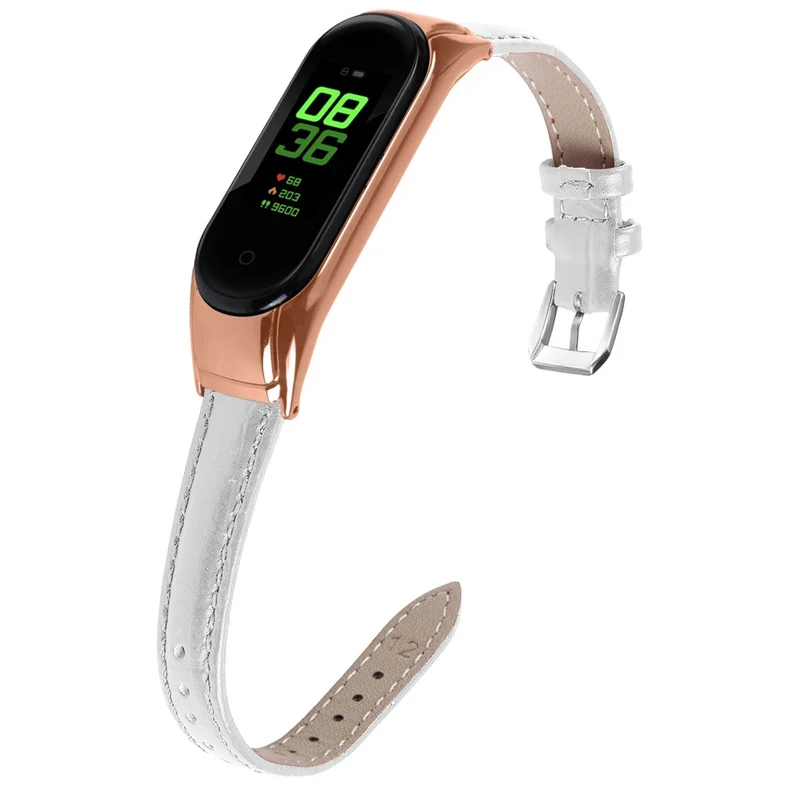 Absolut Modisch Xiaomi Smart Band 8 Echtes Leder Armband