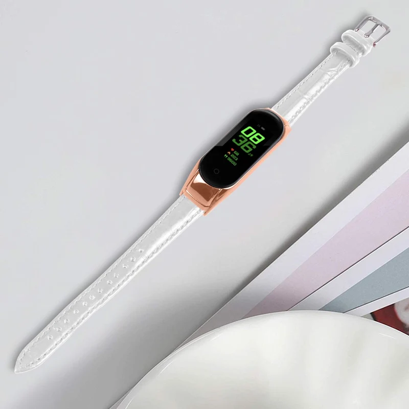 Absolut Modisch Xiaomi Smart Band 8 Echtes Leder Armband