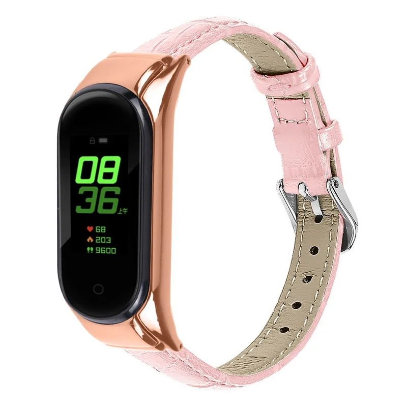 Absolut Modisch Xiaomi Smart Band 8 Echtes Leder Armband