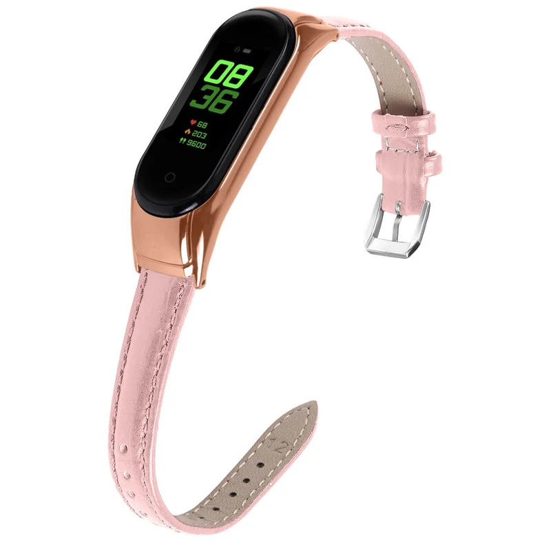 Absolut Modisch Xiaomi Smart Band 8 Echtes Leder Armband