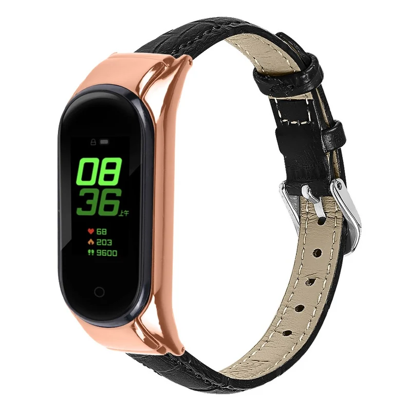 Absolut Modisch Xiaomi Smart Band 8 Echtes Leder Armband