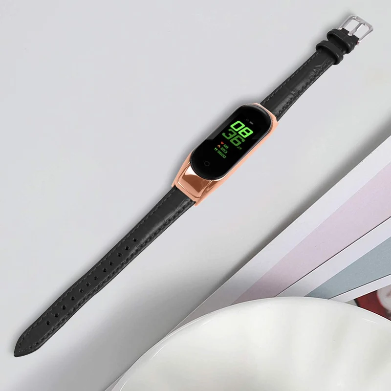 Absolut Modisch Xiaomi Smart Band 8 Echtes Leder Armband