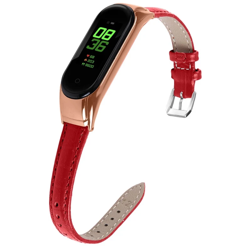 Absolut Modisch Xiaomi Smart Band 8 Echtes Leder Armband