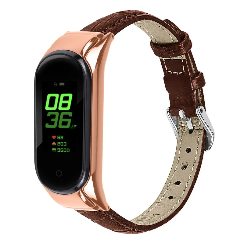 Absolut Modisch Xiaomi Smart Band 8 Echtes Leder Armband