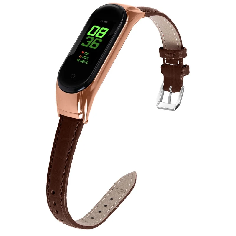 Absolut Modisch Xiaomi Smart Band 8 Echtes Leder Armband