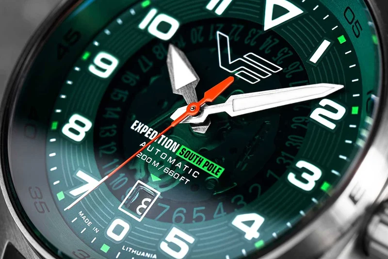Vostok Europe Expedition South Pole YN55-592A759 Herrenuhr • 20 ATM Wasserdicht • K1-Sicherheitsglas