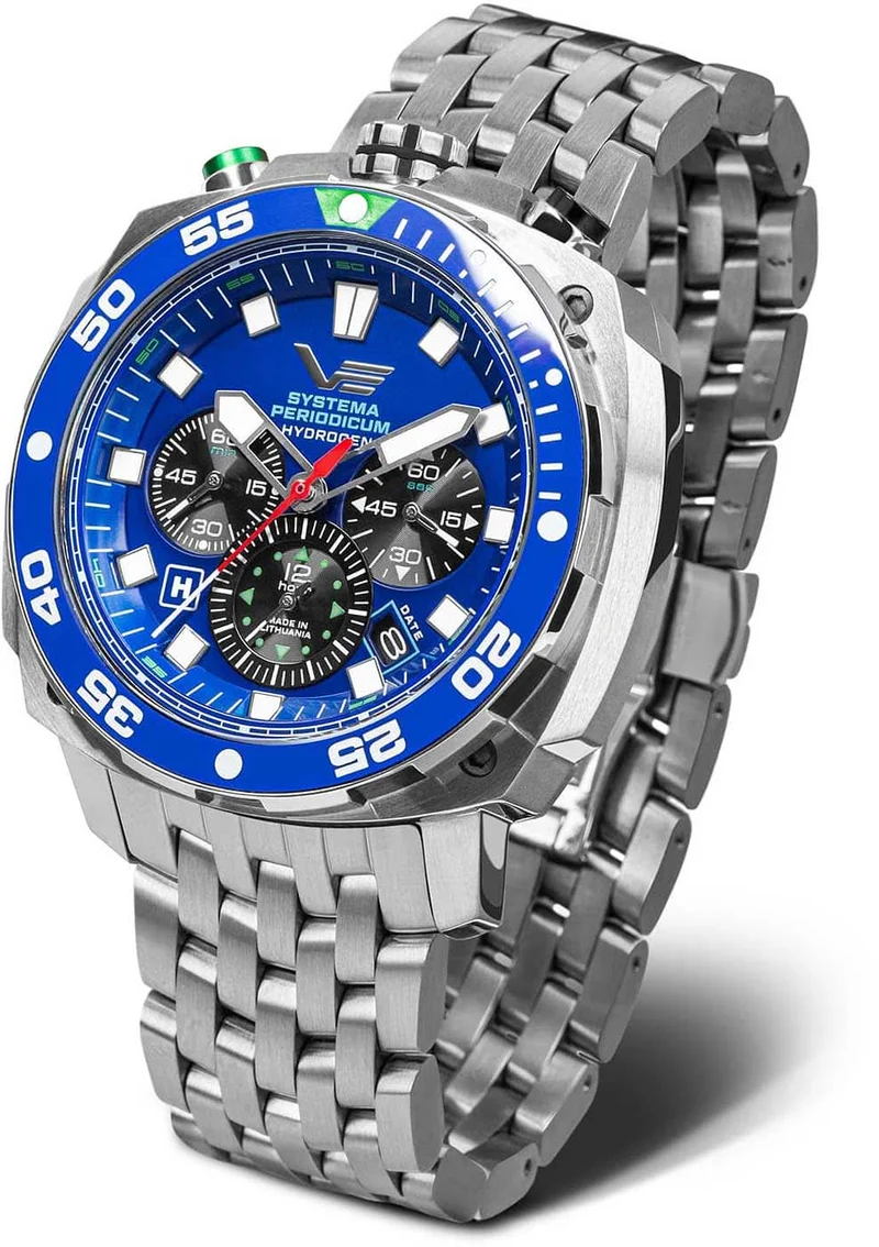 Vostok Europe Systema Periodicum VK67-650A720B Herrenuhr • Bullhead-Design • 20 ATM