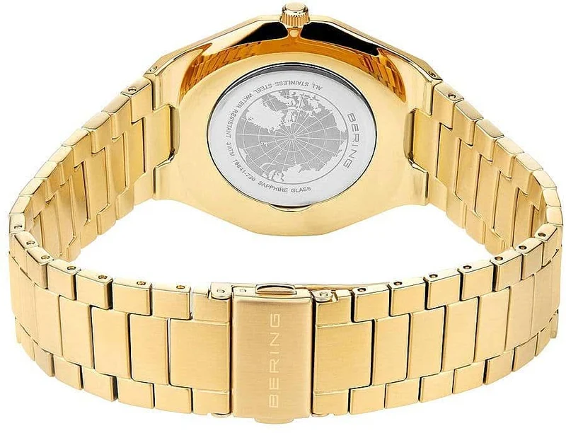 Bering Classic 19641-730 Herrenuhr • Kratzfestes Saphirglas • Feines Milanaise-Armband