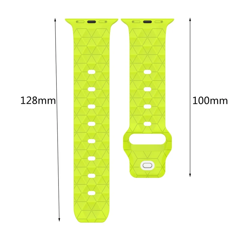Apple Watch Series 8 (45mm) / Watch Ultra silicone football pattern strap