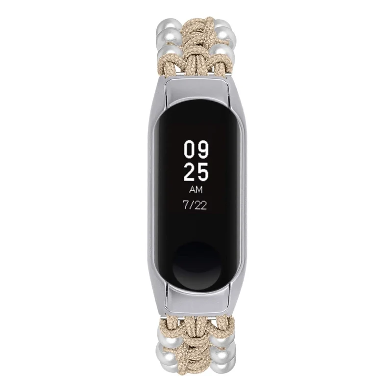 Xiaomi Smart Band 8 faux pearl décor nylon strap - Colorful
